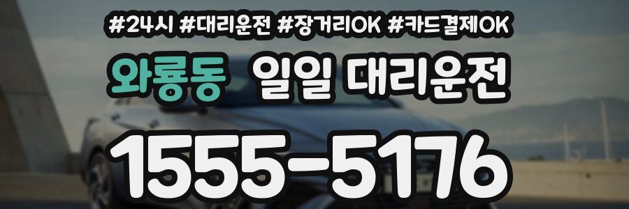 와룡동 일일 대리운전