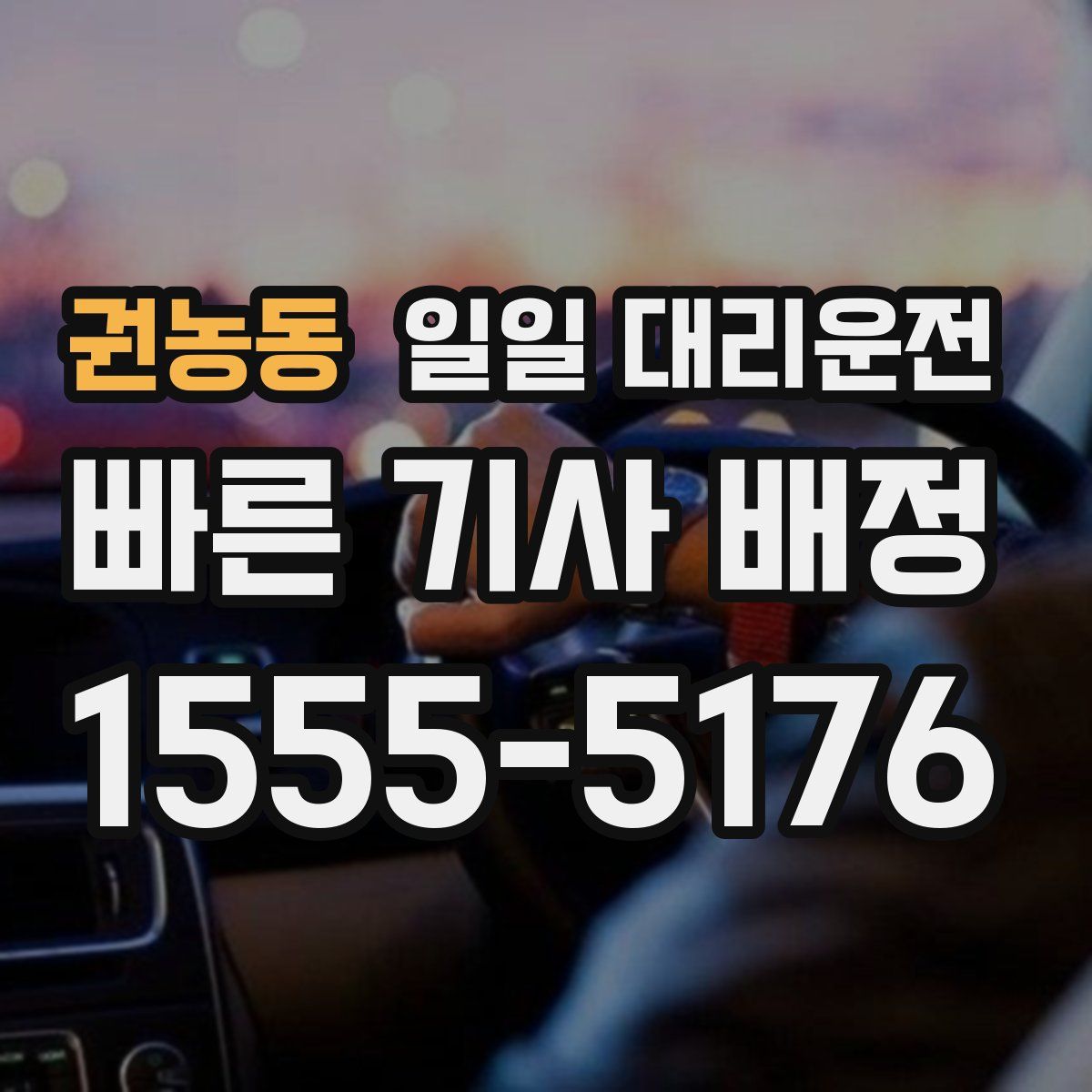 권농동 일일 대리운전
