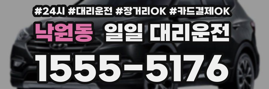 낙원동 일일 대리운전