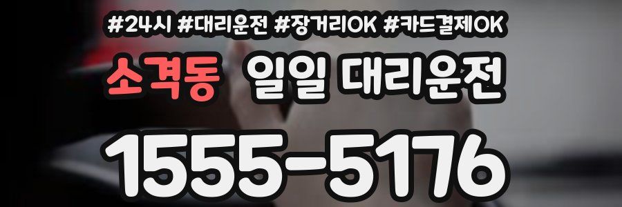 소격동 일일 대리운전