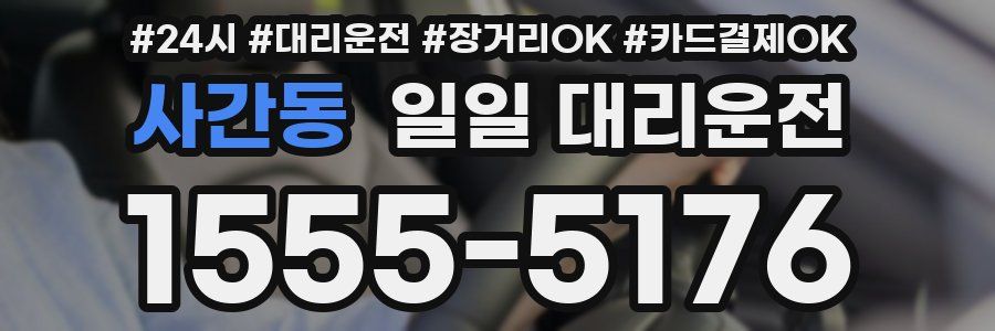 사간동 일일 대리운전