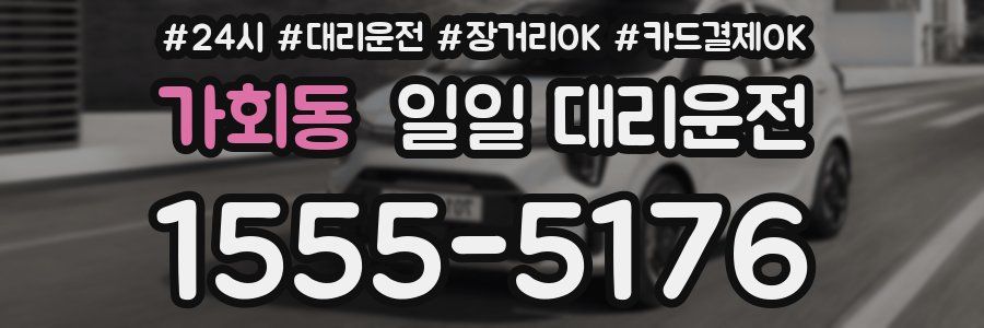 가회동 일일 대리운전