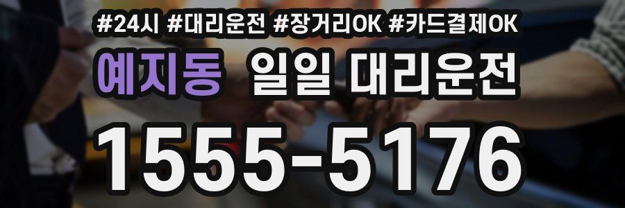 예지동 일일 대리운전