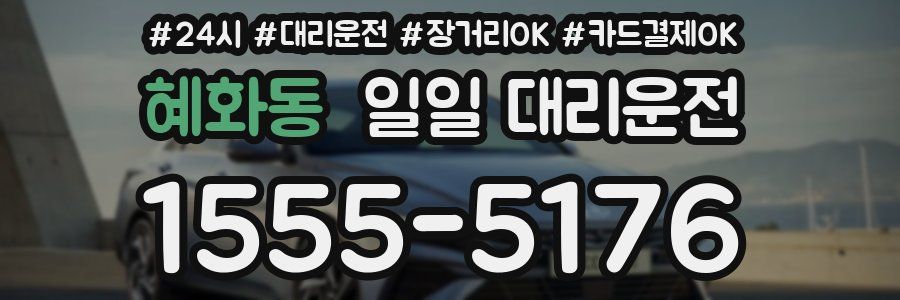 혜화동 일일 대리운전