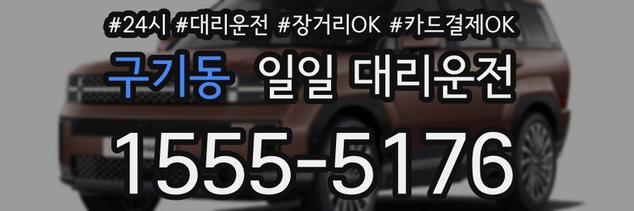 구기동 일일 대리운전