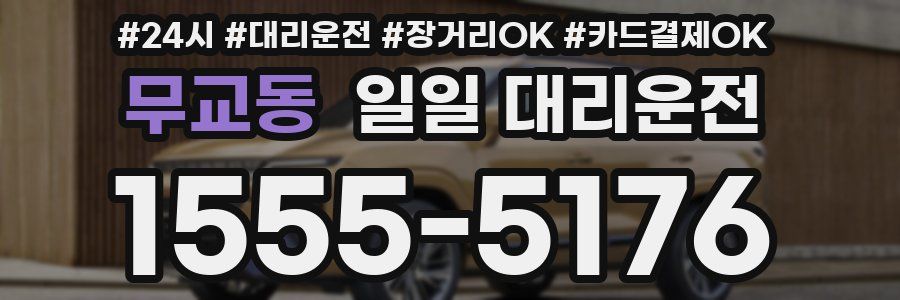 무교동 일일 대리운전