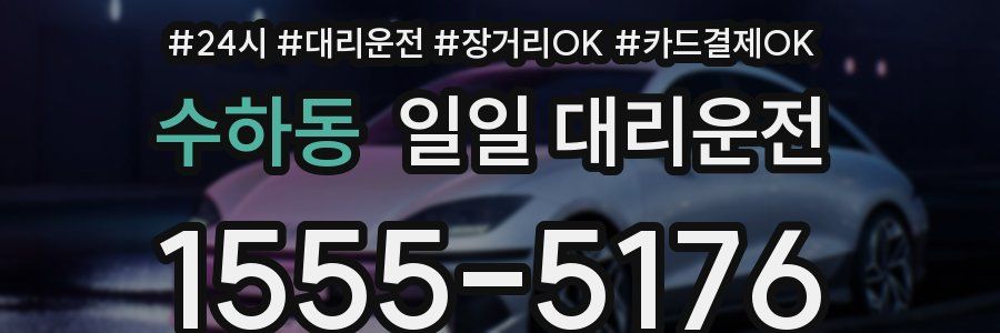 수하동 일일 대리운전