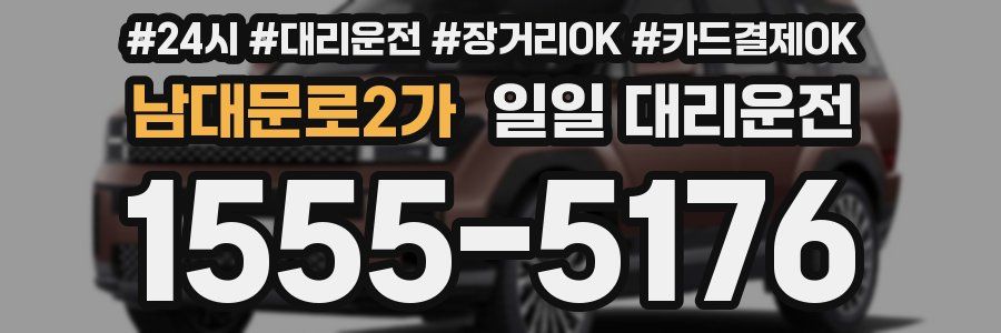 남대문로2가 일일 대리운전
