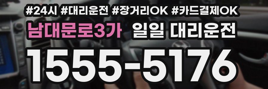남대문로3가 일일 대리운전