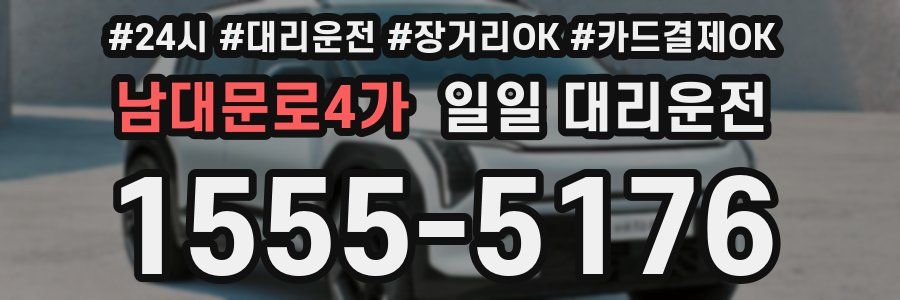 남대문로4가 일일 대리운전