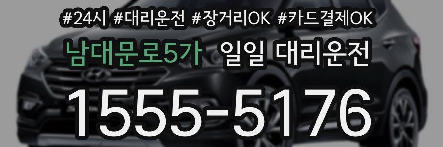 남대문로5가 일일 대리운전