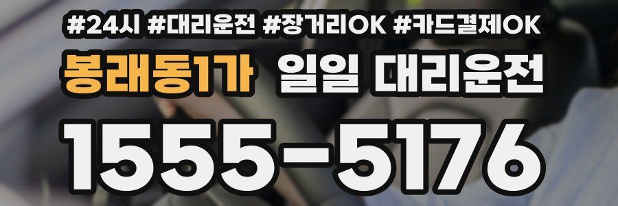 봉래동1가 일일 대리운전