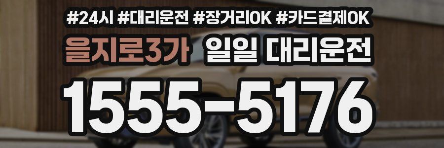 을지로3가 일일 대리운전