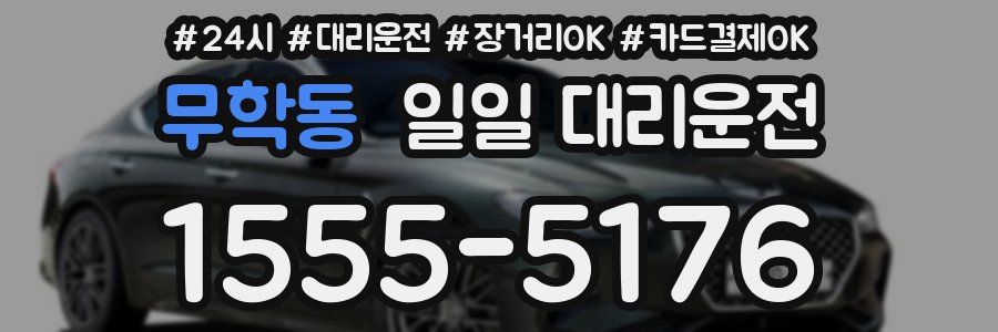 무학동 일일 대리운전