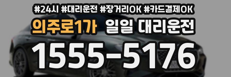 의주로1가 일일 대리운전