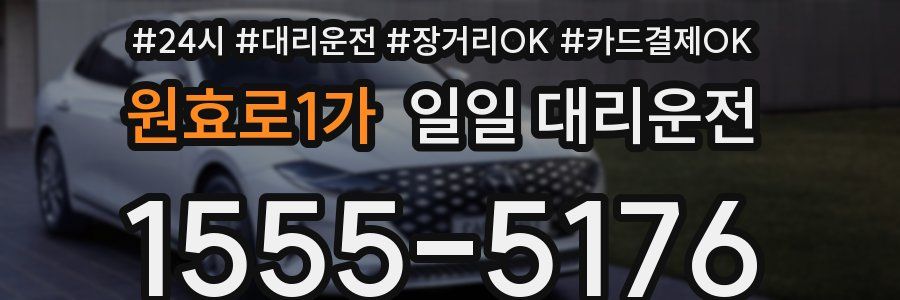 원효로1가 일일 대리운전