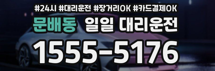 문배동 일일 대리운전