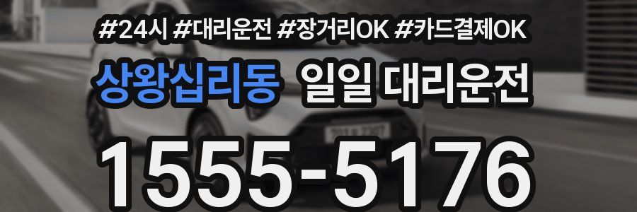 상왕십리동 일일 대리운전