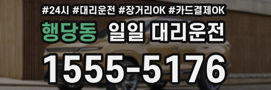 행당동 일일 대리운전
