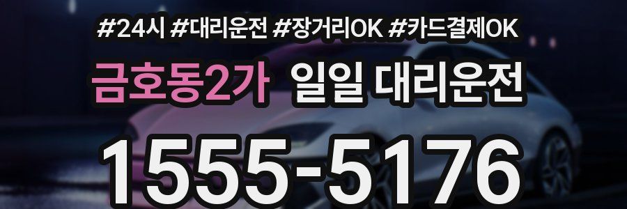 금호동2가 일일 대리운전