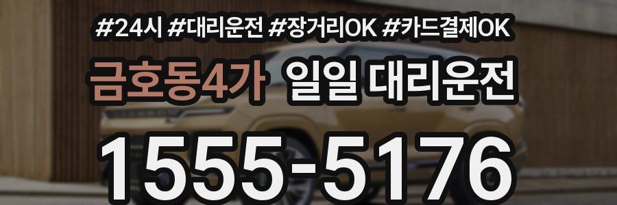 금호동4가 일일 대리운전