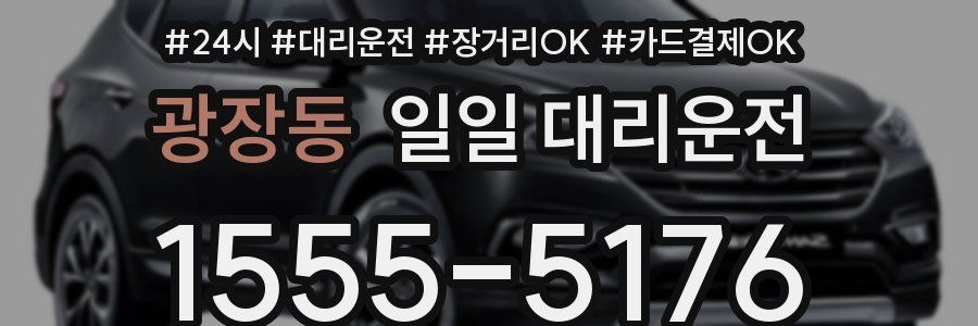 광장동 일일 대리운전