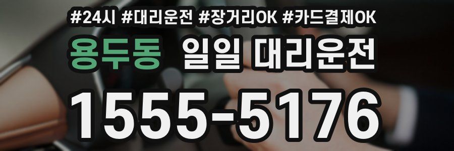 용두동 일일 대리운전