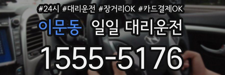 이문동 일일 대리운전
