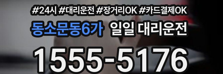 동소문동6가 일일 대리운전