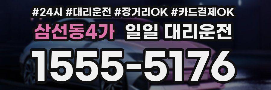 삼선동4가 일일 대리운전