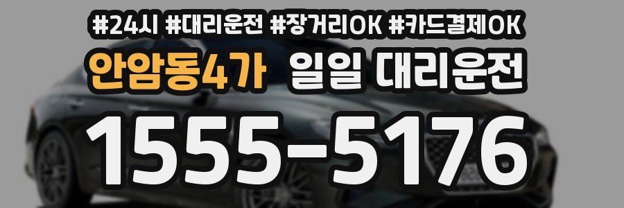 안암동4가 일일 대리운전