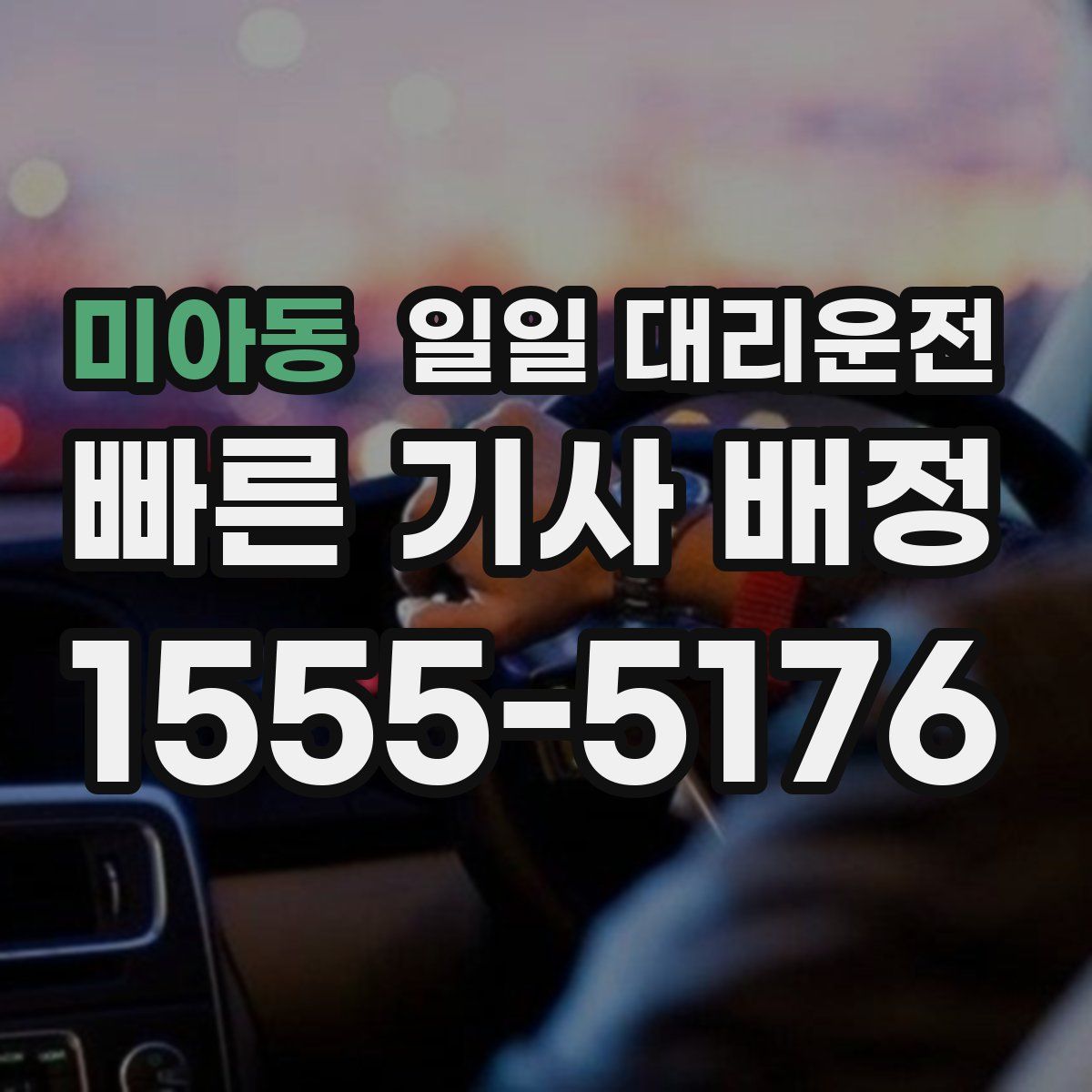 미아동 일일 대리운전