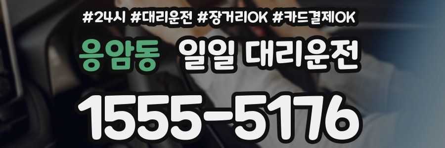 응암동 일일 대리운전