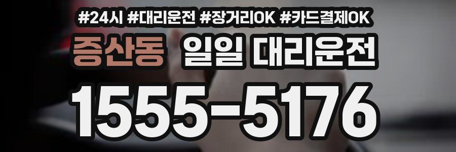 증산동 일일 대리운전