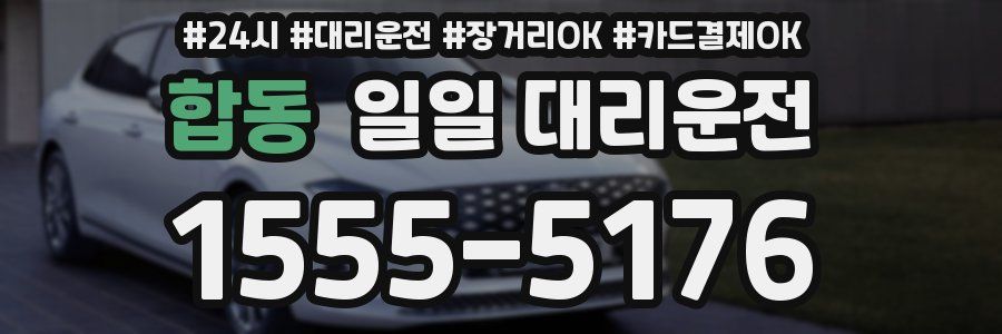 합동 일일 대리운전