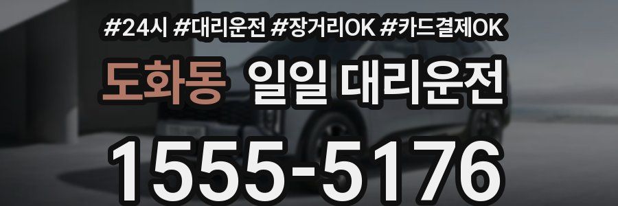 도화동 일일 대리운전