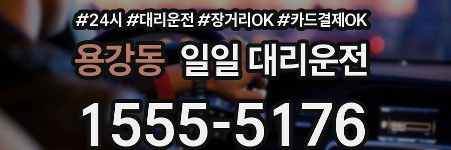 용강동 일일 대리운전