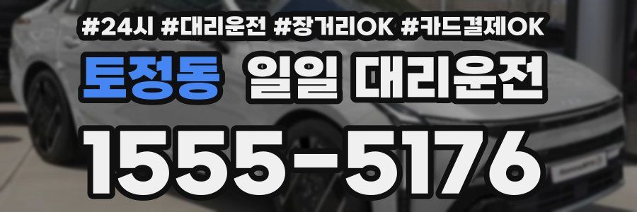 토정동 일일 대리운전