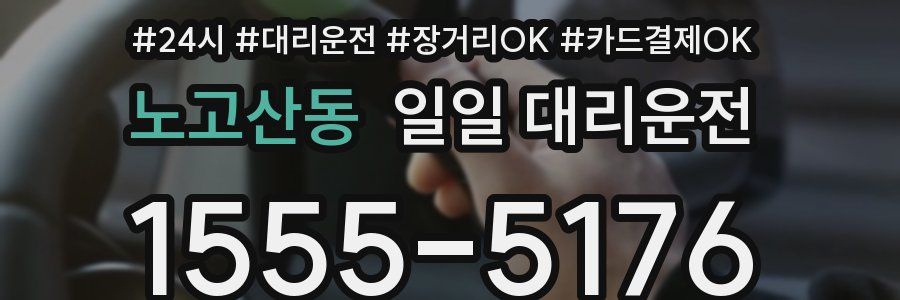 노고산동 일일 대리운전