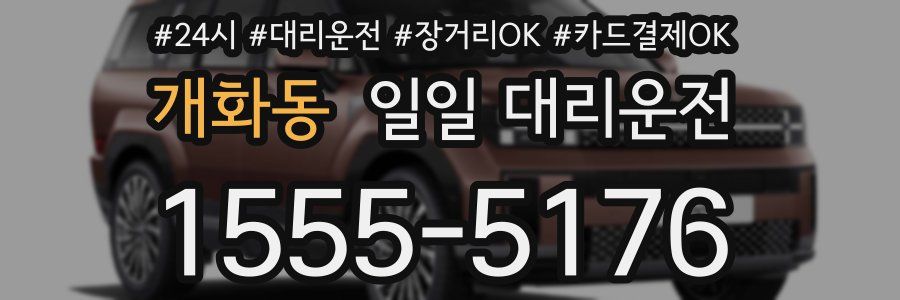 개화동 일일 대리운전