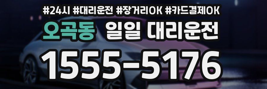 오곡동 일일 대리운전