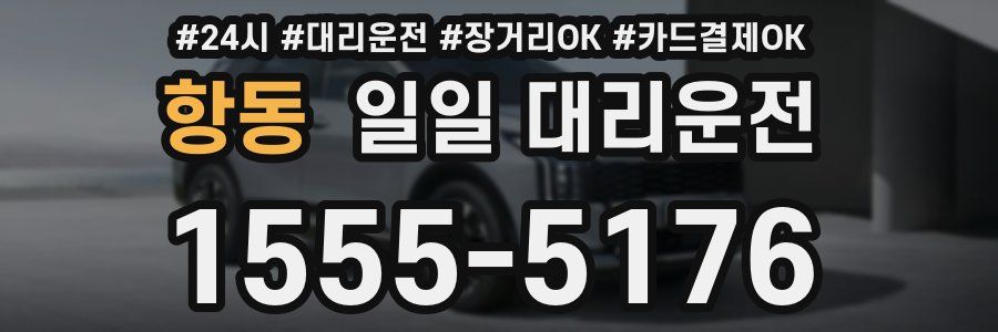 항동 일일 대리운전
