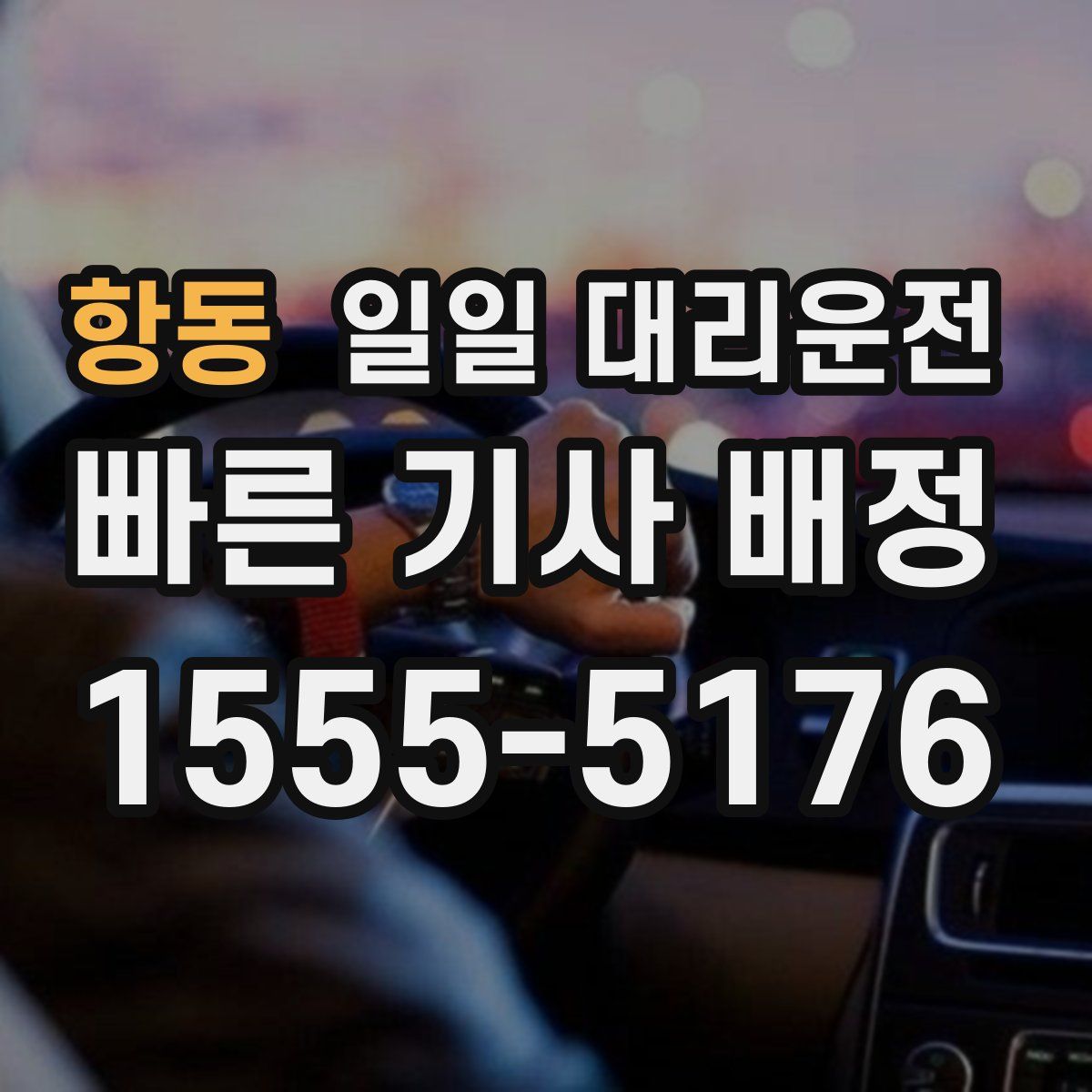 항동 일일 대리운전