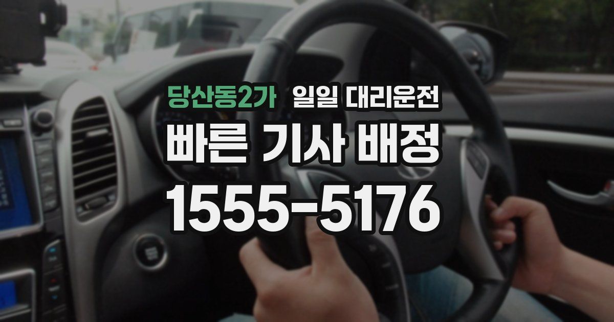 당산동2가 일일 대리운전