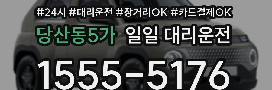 당산동5가 일일 대리운전