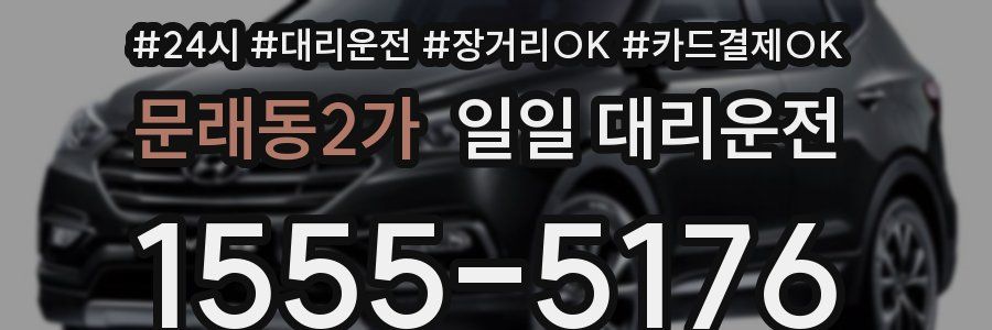 문래동2가 일일 대리운전
