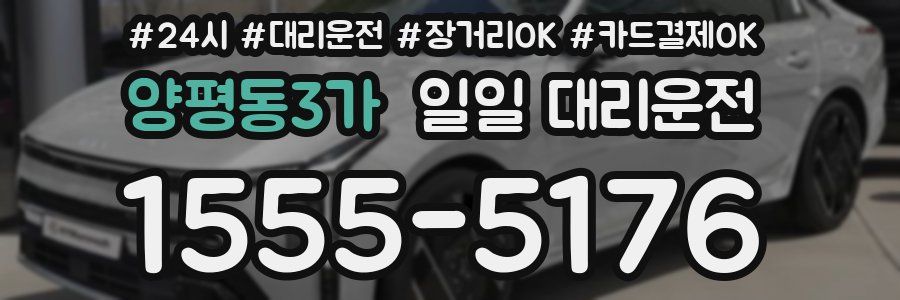 양평동3가 일일 대리운전