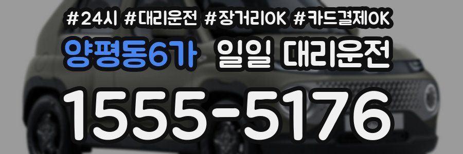 양평동6가 일일 대리운전
