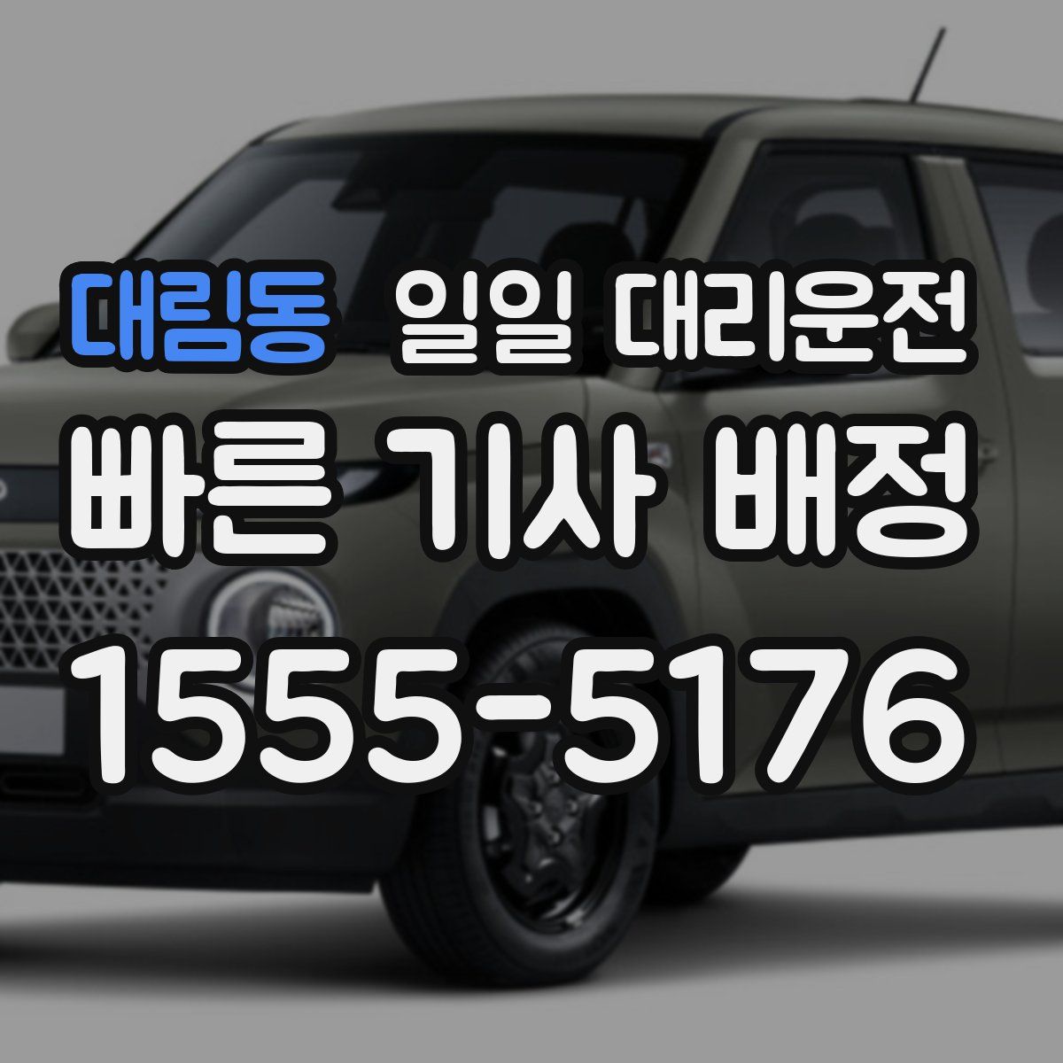대림동 일일 대리운전