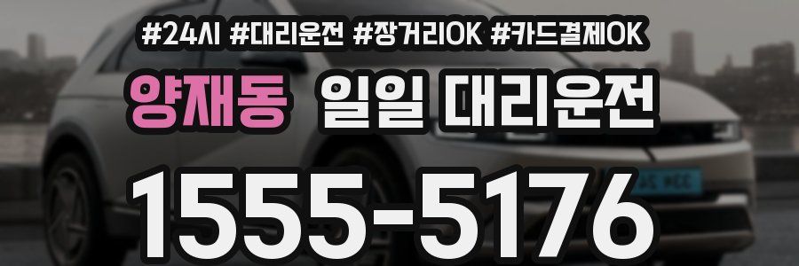 양재동 일일 대리운전